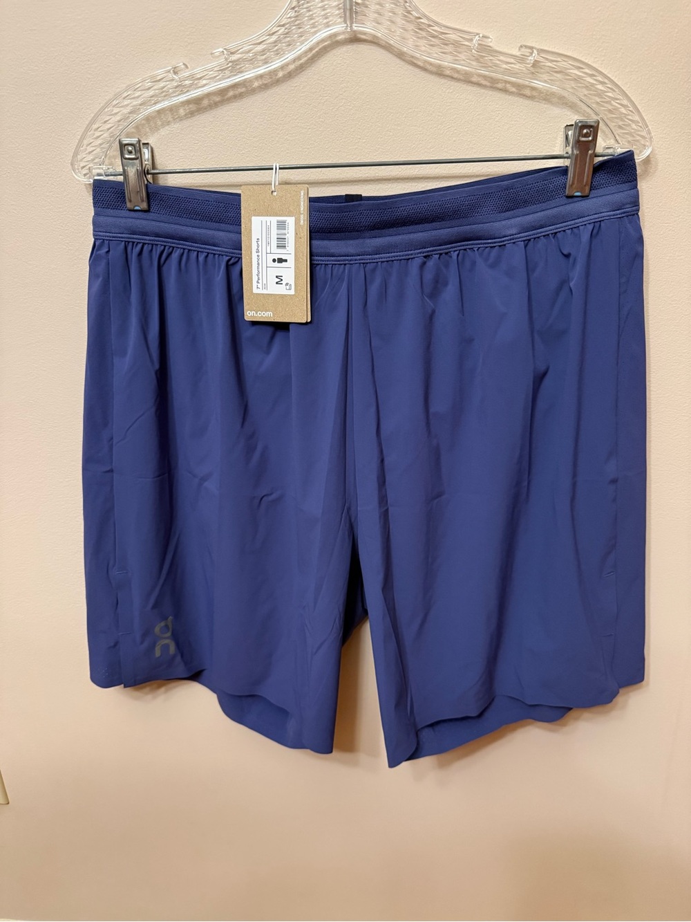 On Running Men's Deep Blue Athletic Shorts